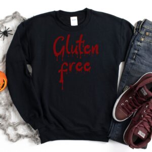 JUMPERS-2024-Gluten-Free-Halloween-Jumper-BLOOD-DRIP-BLACK-1-Gildan-18000-Mens