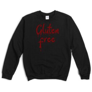 JUMPERS-2024-Gluten-Free-Halloween-Jumper-BLOOD-DRIP-BLACK-2-Gildan-18000-Womens