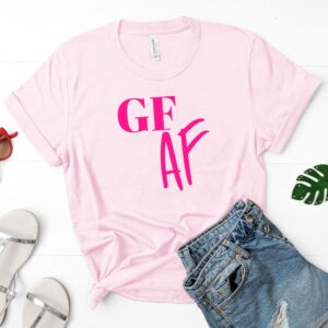 SHIRTS-2024-Gluten-Free-AF-Shirt-PINK-on-PINK-1-Bella-3001-Womens