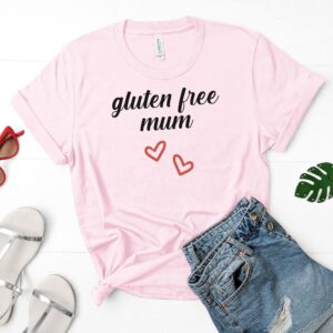 SHIRTS-2024-Gluten-Free-Mum-Shirt-PINK-1-Bella-3001-Womens