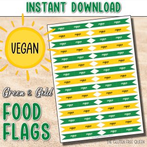 FOOD FLAGS 2026 - Vegan - Green and Gold - MAIN IMAGE v3